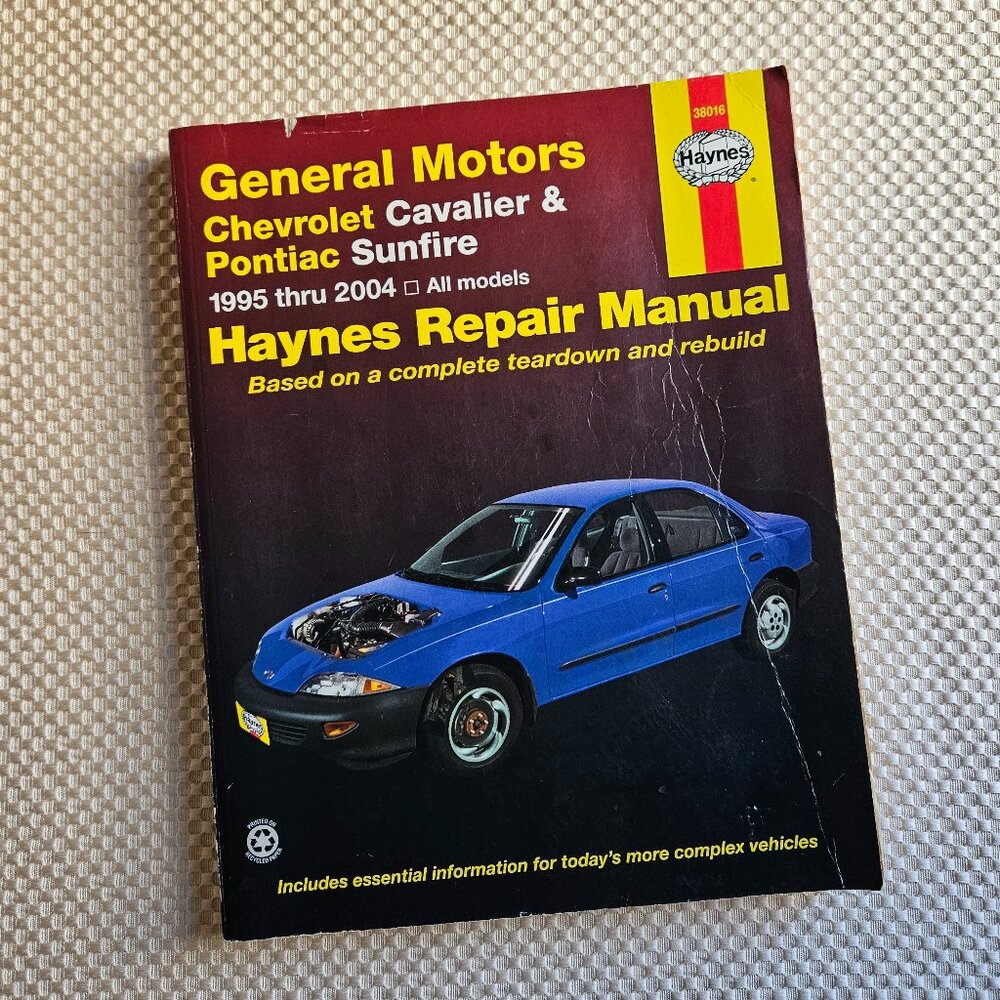 Haynes Chevrolet‎ Cavalier & Pontiac Sunfire 1995 thru 2004 Repair Manual